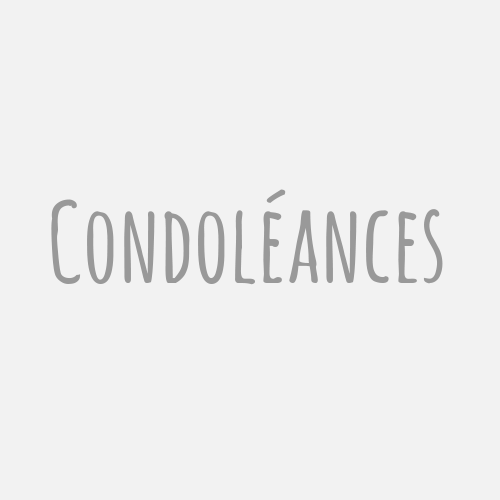 carte de condoléances bouquet